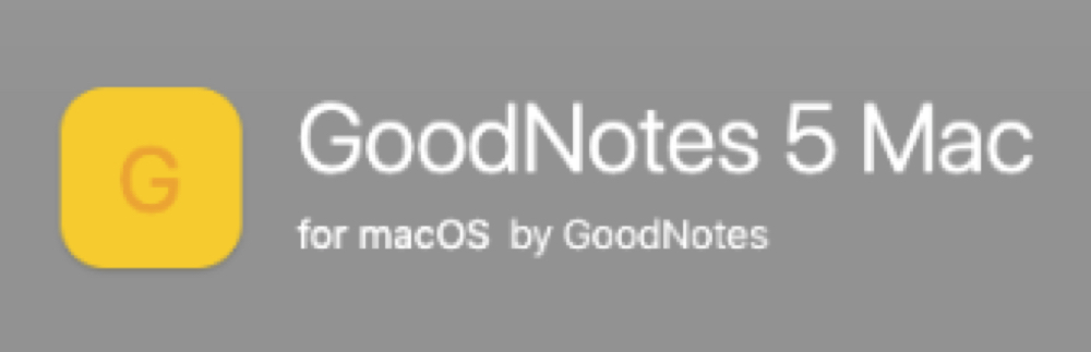 goodnotes 5 for mac